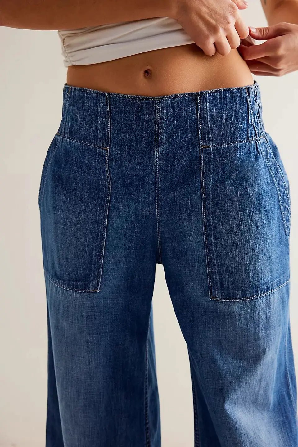 Cleo Everyday Wide - Leg Denim Pants - Black Thesis