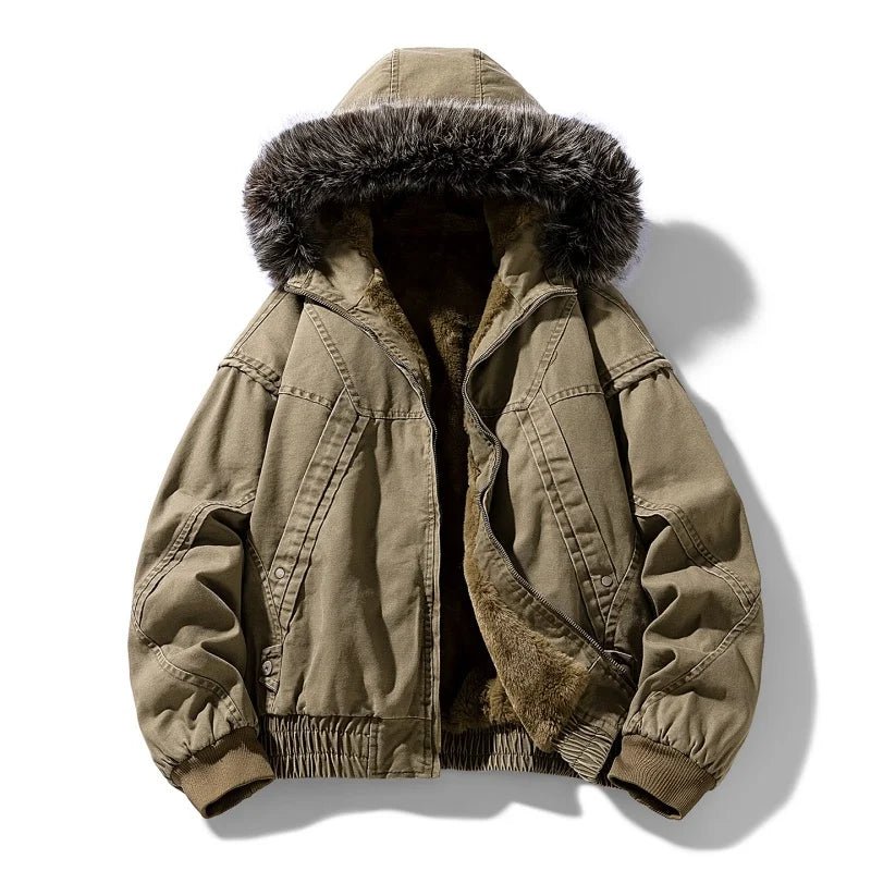 Mason | Heavy Fleece - Lined Cargo Jacket - Black Thesis