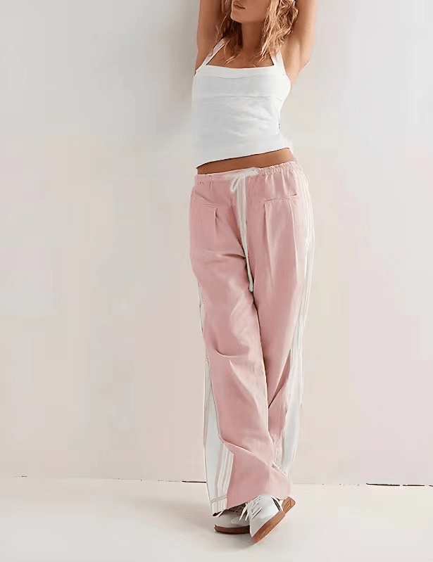 Notion Wide‑Leg Track Pants - Black Thesis