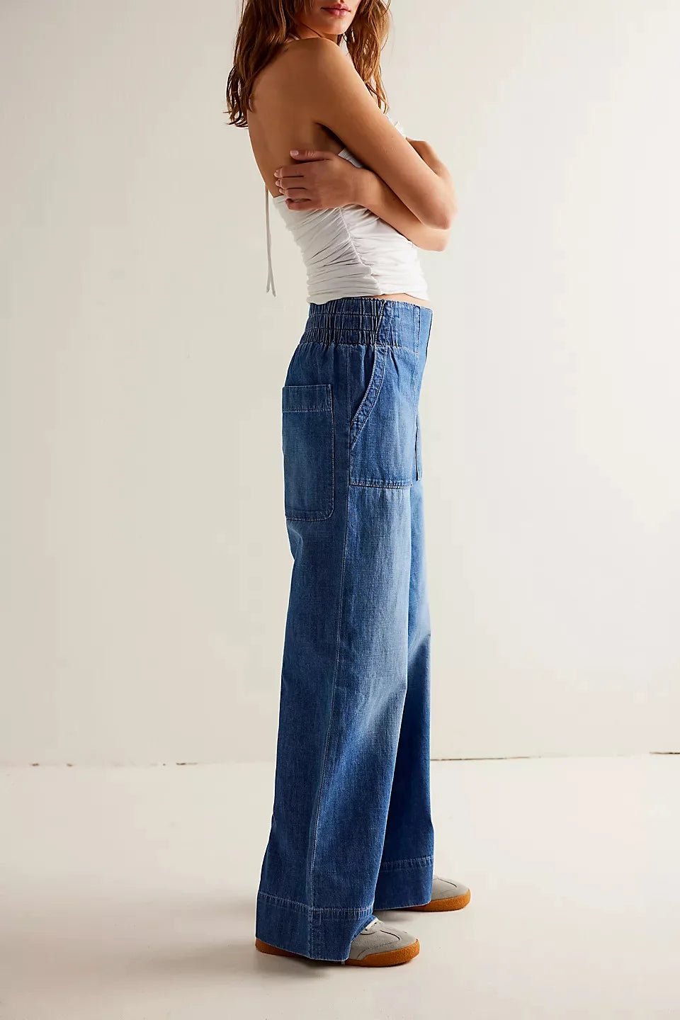 Cleo Everyday Wide - Leg Denim Pants - Black Thesis