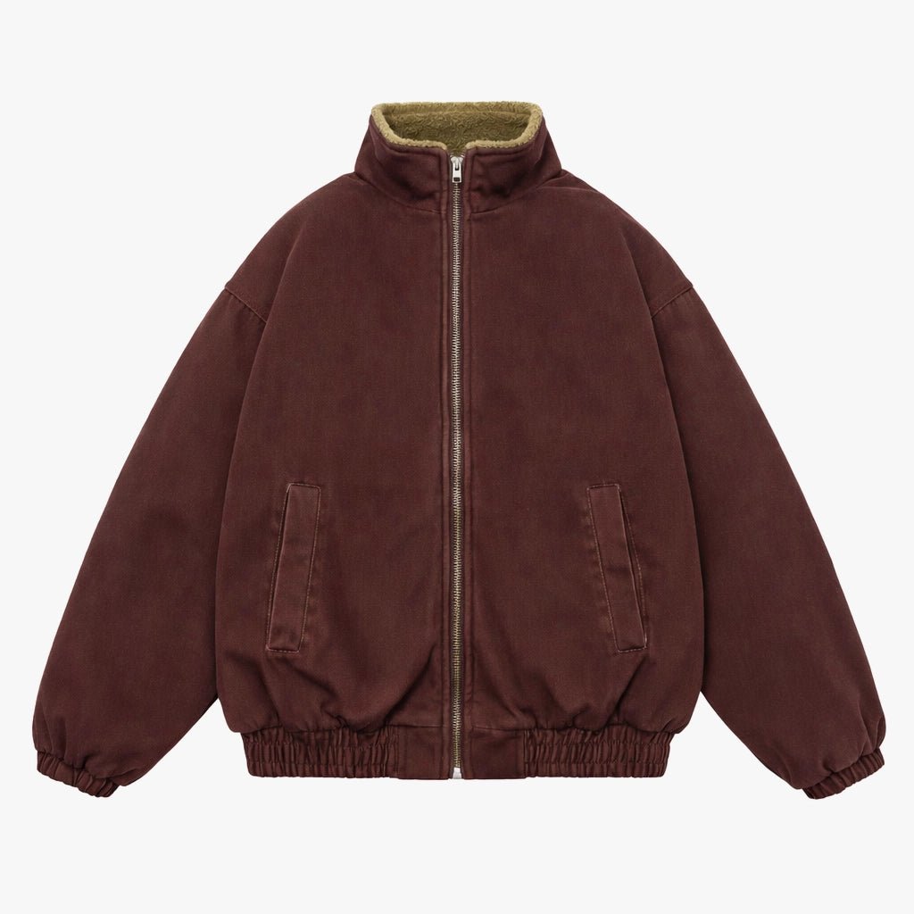 Essex Oversized Heavyweight Fleece Jacket - Black Thesis